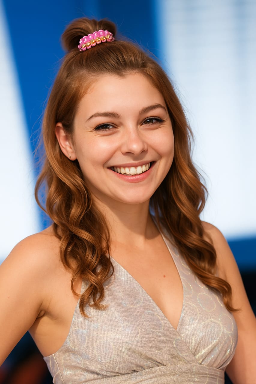 50 pc Premium Colorful Elastic Hair Ties – Soft, No-Slip, No-Damage Bands for Ponytails, Kids, Women & Everyday Use